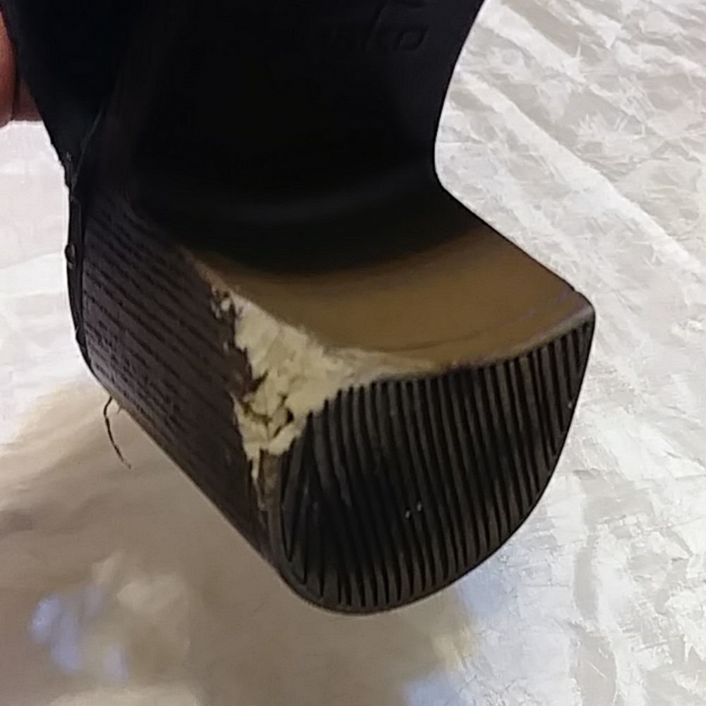 Dansko Deni Fringed Suede Clogs - Picture 8 of 8